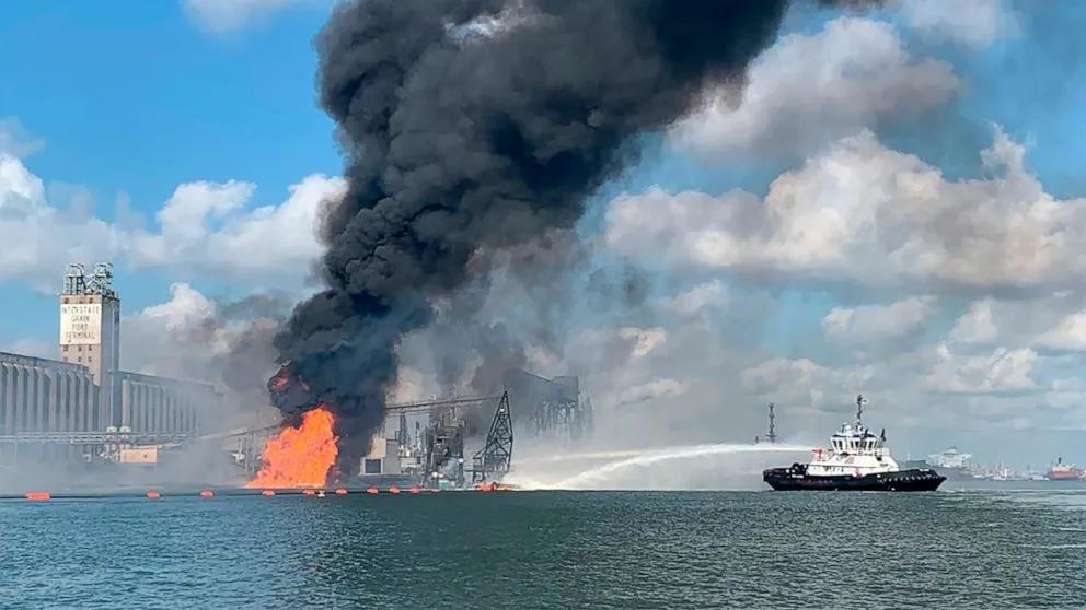 突發(fā)！輪船撞上天然氣管道，大爆炸！2死、2失蹤，6傷！